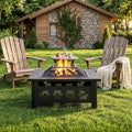 32 Inch Metal Outdoor Fire Pit T6911