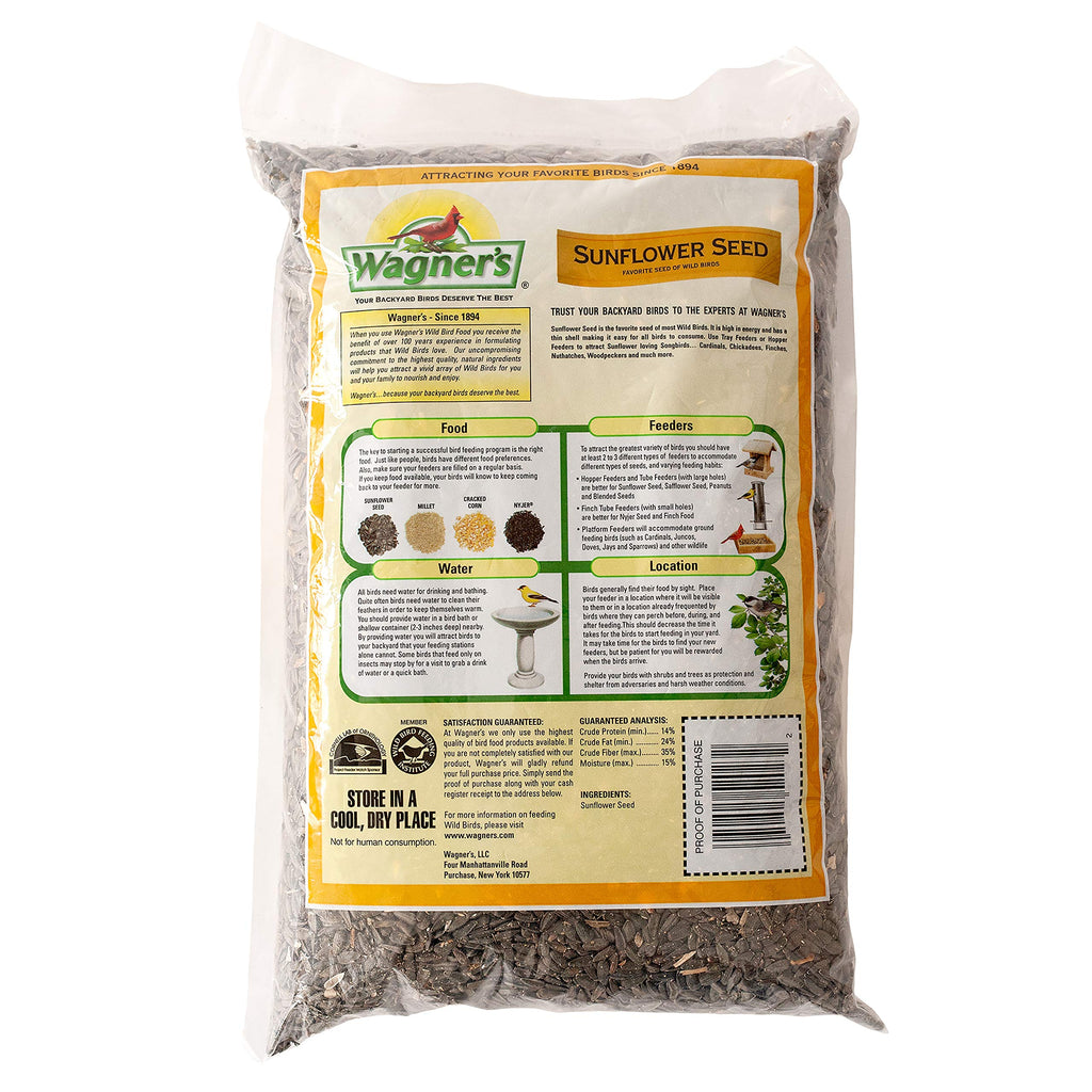 Wild Bird Food with Cherry Flavor 20-Pound Bag and Black Oil Sunflower Seed 5-Pound X649
