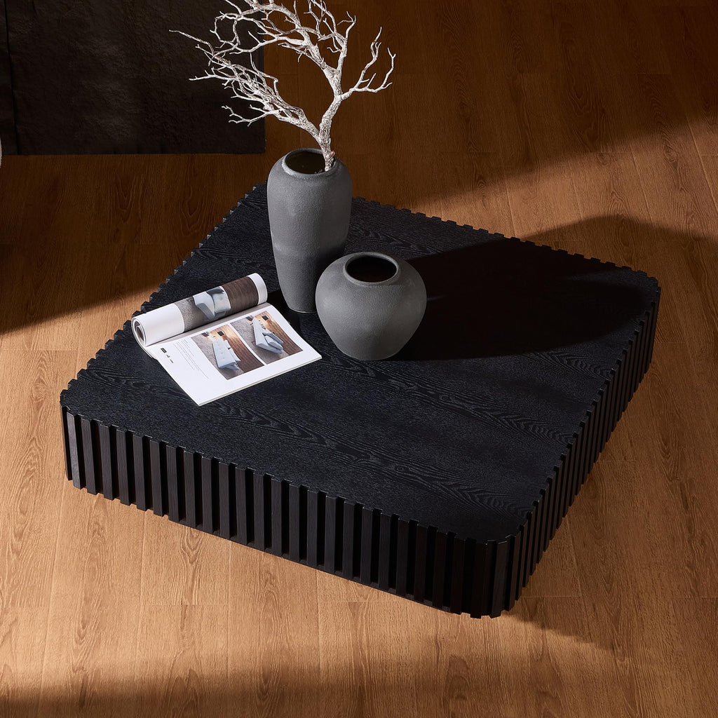 35.43" Square Wood Coffee Table E15202
