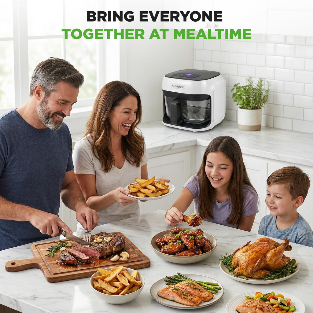 7.5 Quart Air Fryer with 6 Preset Cooking Modes D53525