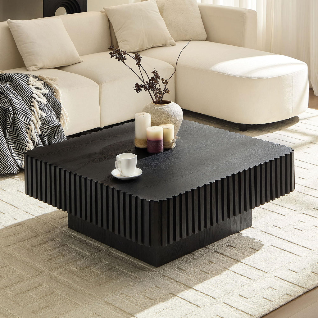 35.43" Square Wood Coffee Table E15202