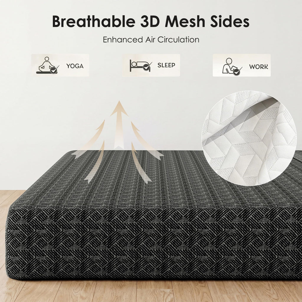 Queen Tri-Fold Memory Foam Mattress T7065