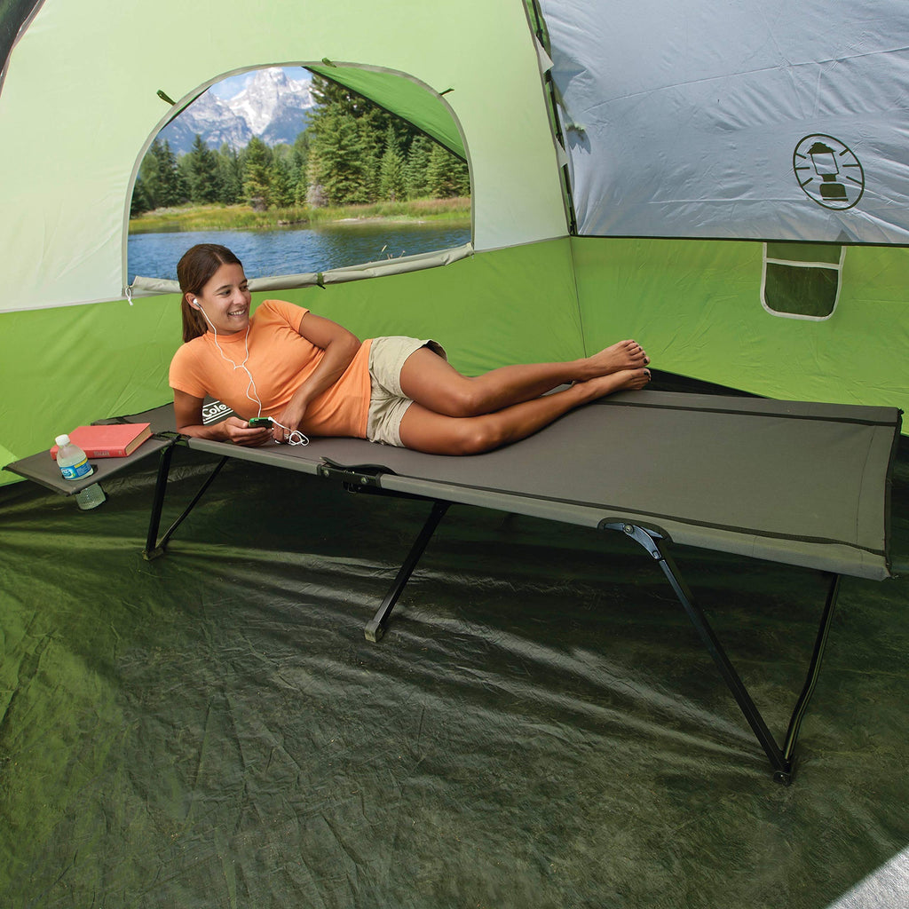 Camping Cot with Removable Side Table and Carry Bag P621820