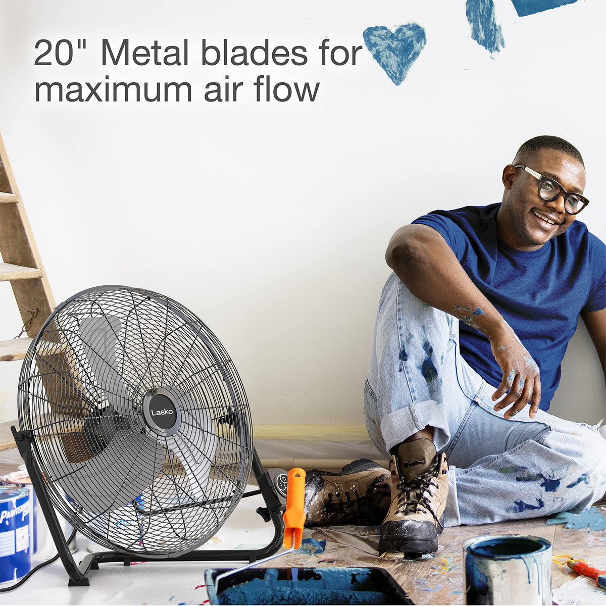 High Velocity 20" Wall Mount and Floor Fan A97757